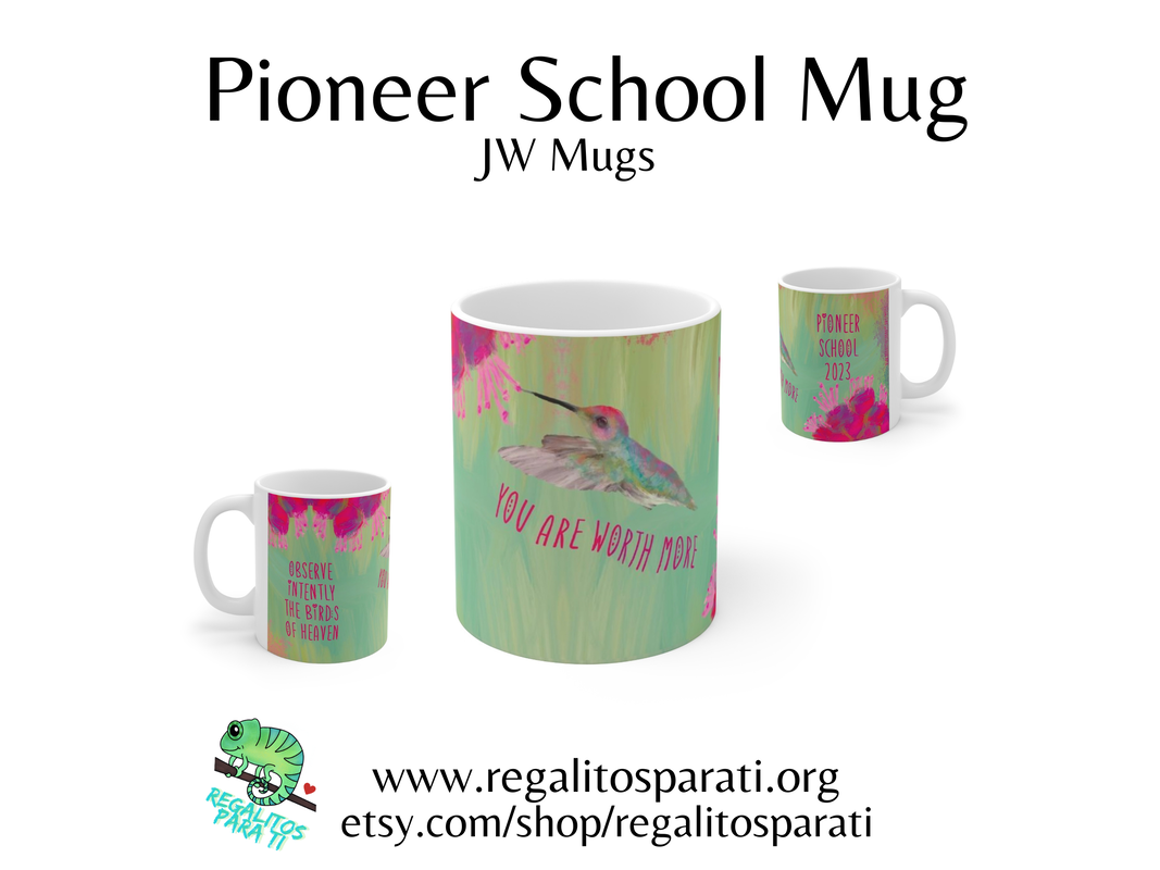 Personalized Zoom Virtual Pioneer School 2021 Mug, JW Mugs, JW