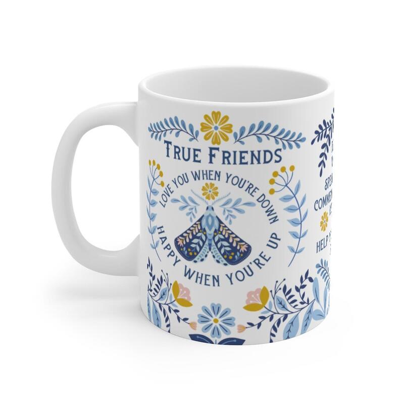 True Friends Mug English & Spanish JW Gifts by Gingers Five & Dime
